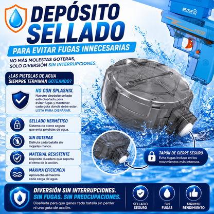 Pistola de Agua Eléctrica con Luces LED